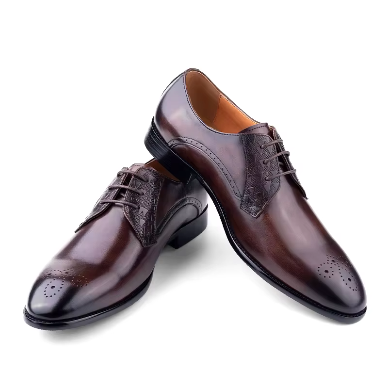 Chaussures en cuir de luxe pour hommes