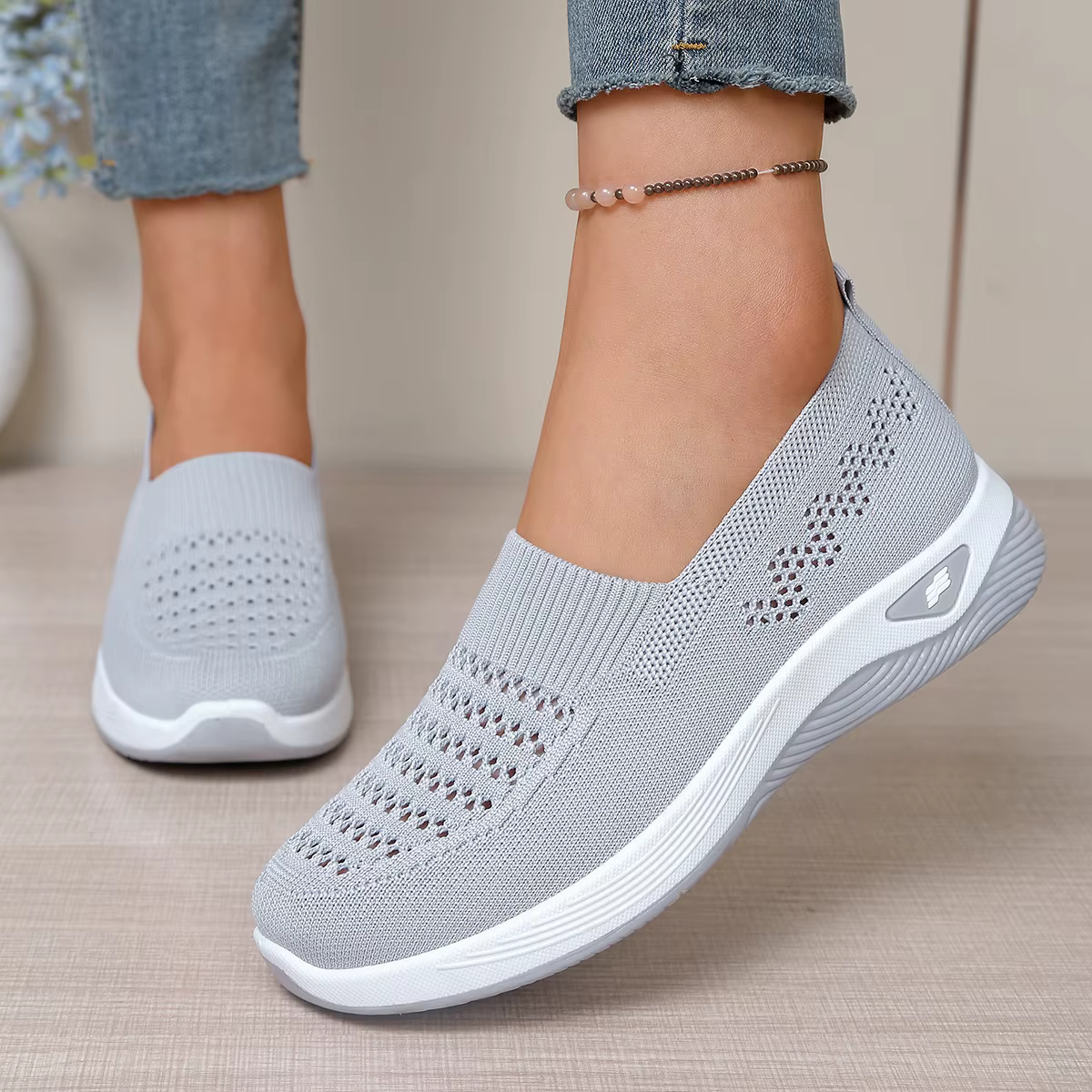 Chaussures pour femmes 2026 – Baskets décontractées confortables à semelle souple en maille respirante pour le travail
