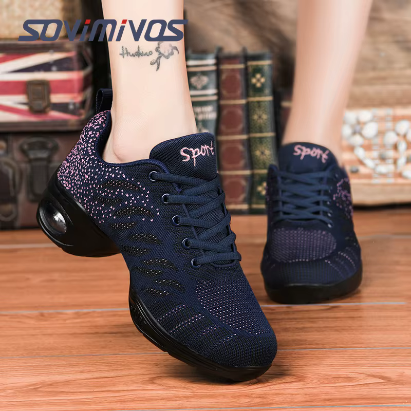 Chaussures de Jazz à Lacets pour Femme