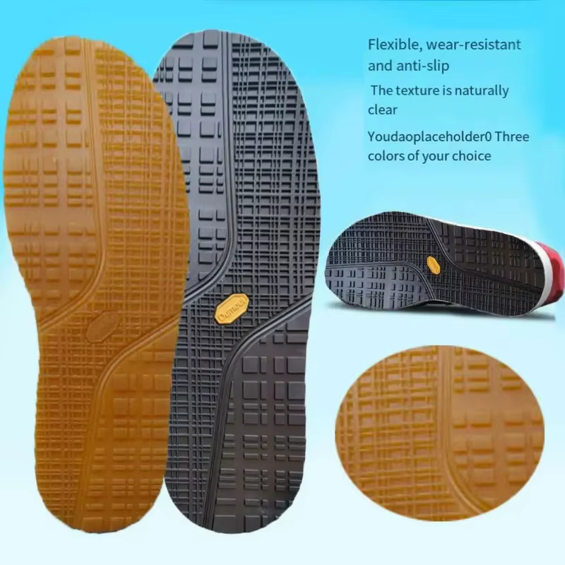 Semelles de chaussures en caoutchouc antidérapantes pour baskets