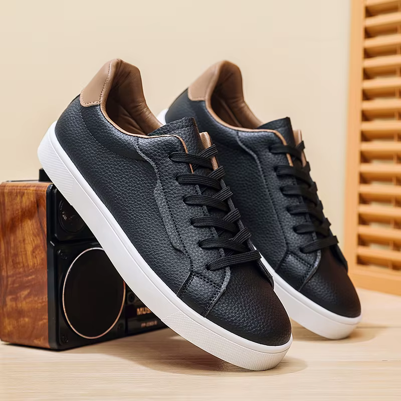 Chaussures de Skateboard en cuir pour hommes