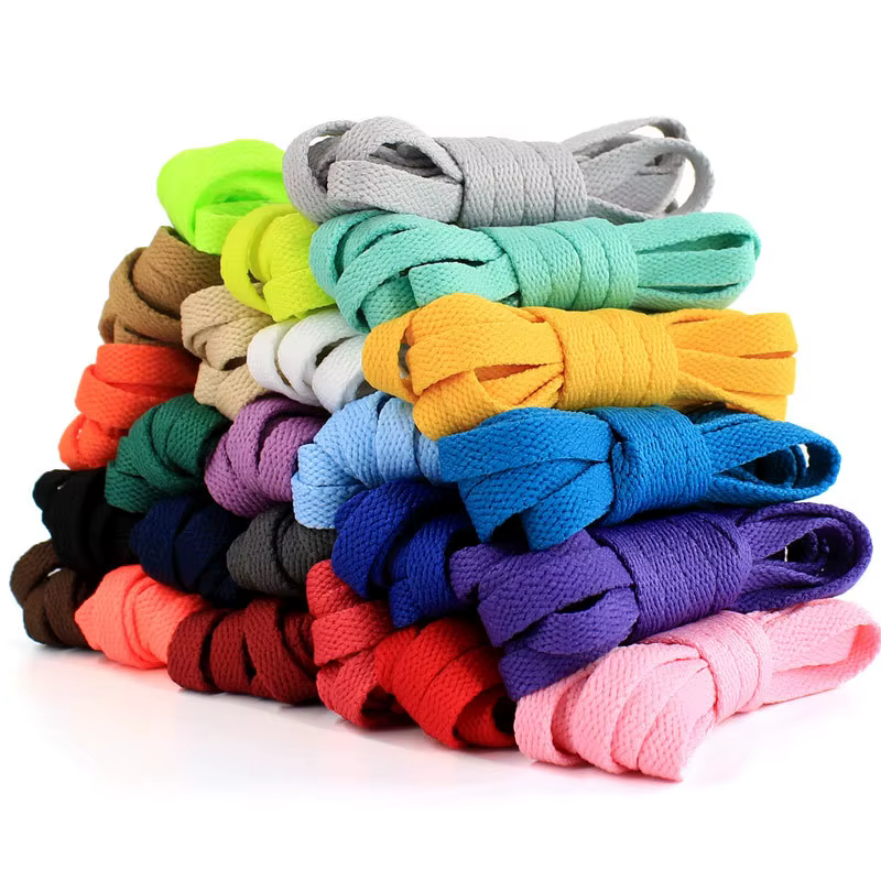 1 paire 36 couleurs lacets plats