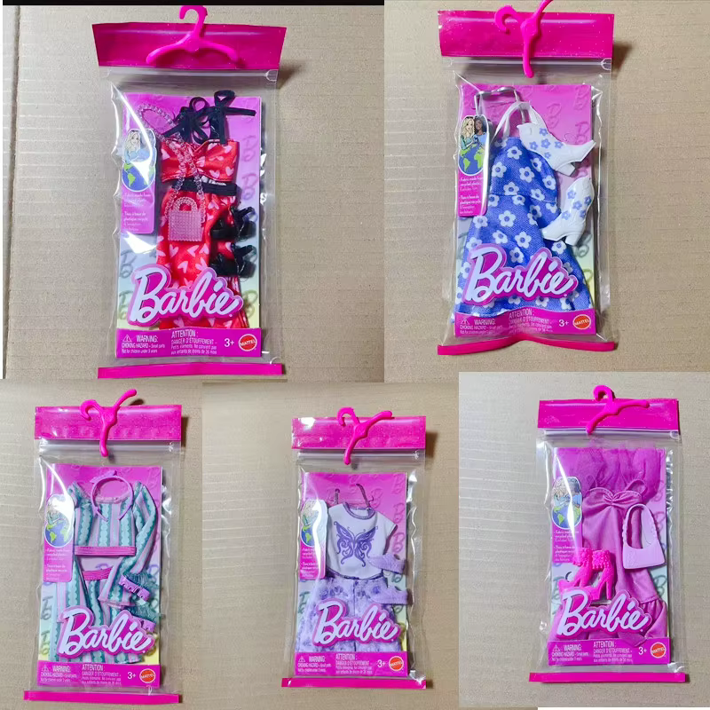 Pour Barbie garde-robe vêtements poupée vacances mode robes sacs chaussures accessoires ensembles à langer fille princesse habiller jouets cadeaux