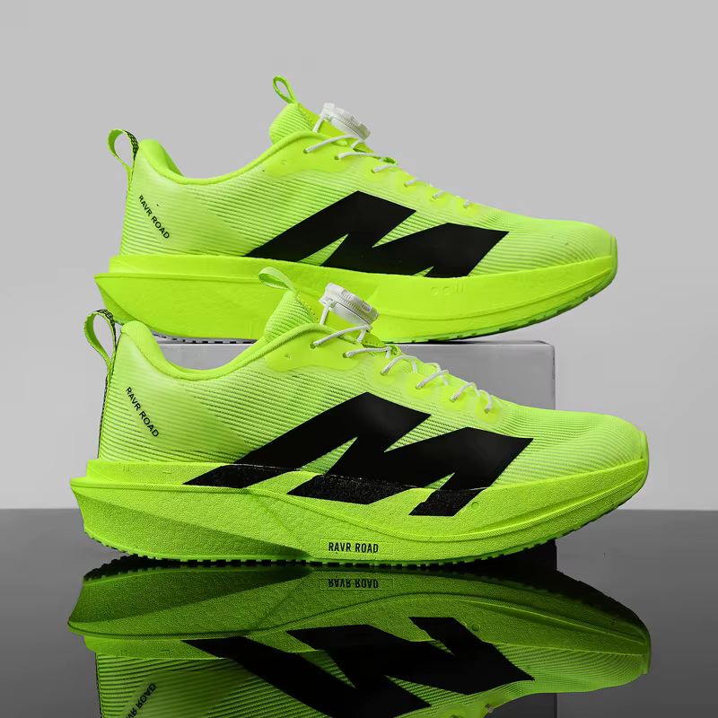 Chaussures de course pour hommes à boucle rotative