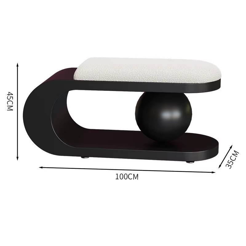 Banc à chaussures nordique pour la maison