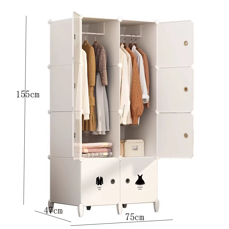 Chambre enfants armoire détachable stockage esthétique pliant garde-robe petit Portable Guarda Roupas Portatil E Dobravel meubles