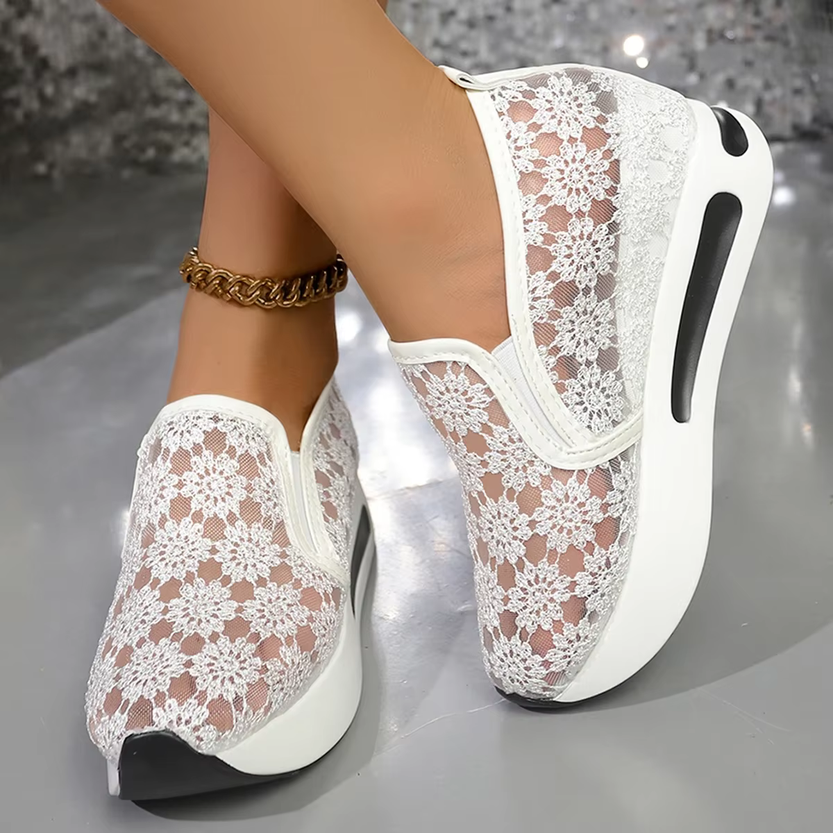 2025 femmes baskets légères sport Slip-on chaussures plates décontractées
