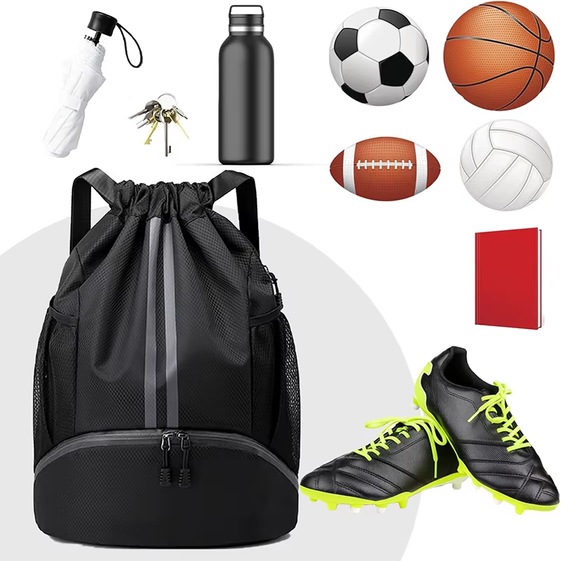 Sac à chaussures de football imperméable avec cordon de serrage