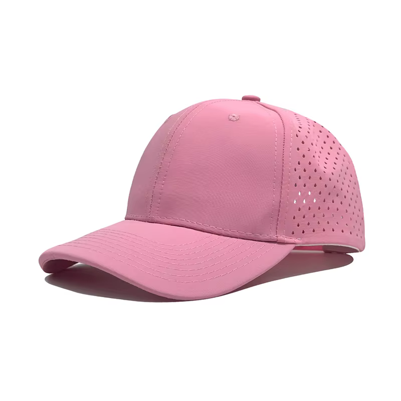 Casquette de baseball personnalisée avec logo découpé au laser