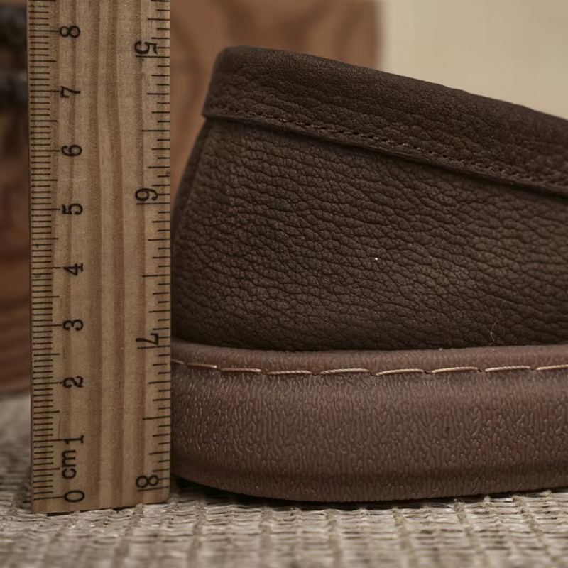 Mocassins d'affaires décontractés en cuir véritable italien pour hommes