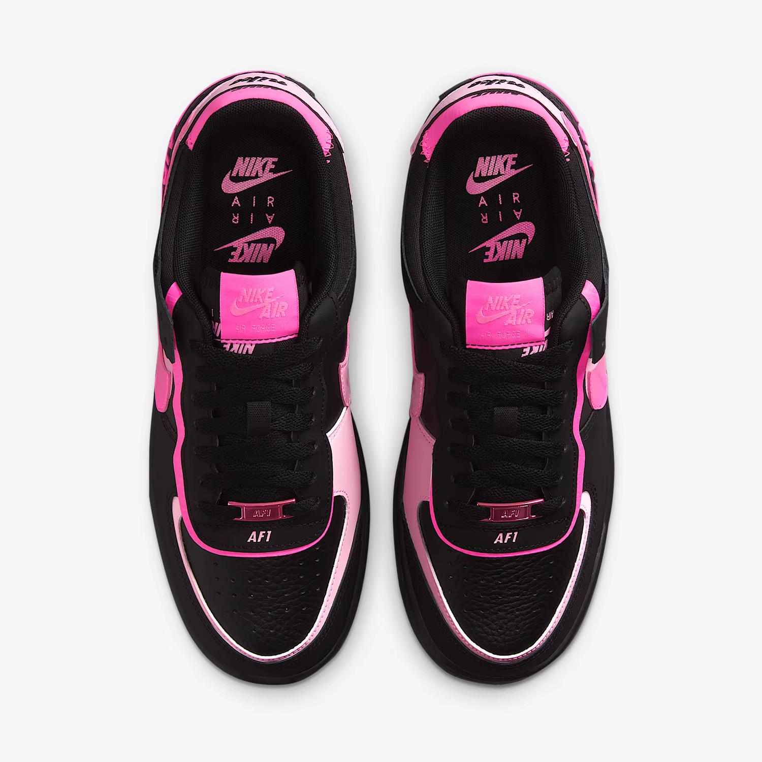 Nike véritable Air Force 1 chaussures à semelles épaisses légères à la mode pour femmes CI0919-006