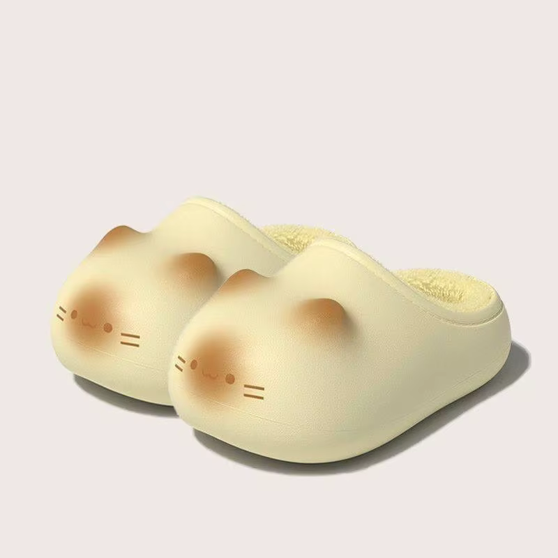 Pantoufles de créateur Kawaii Kitty pour femme