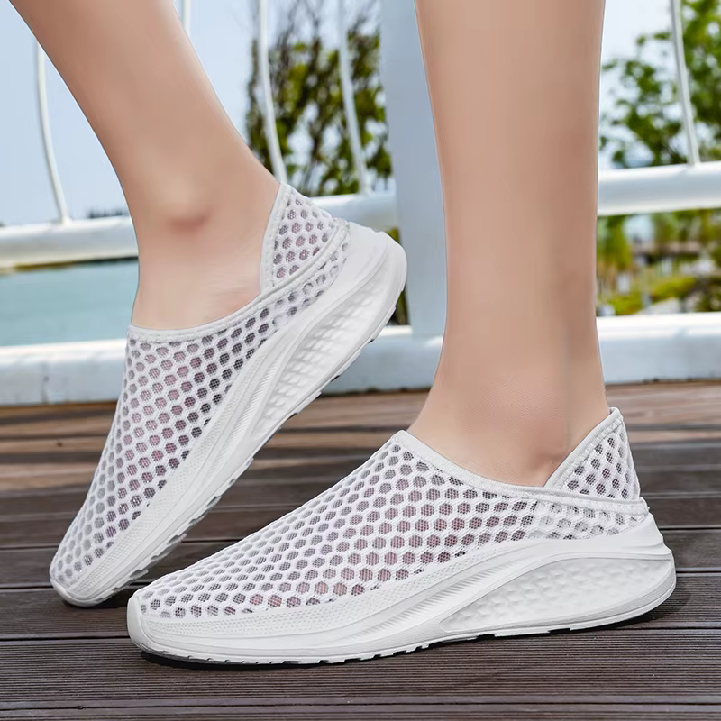 Femmes chaussures mocassins marche légère respirant été