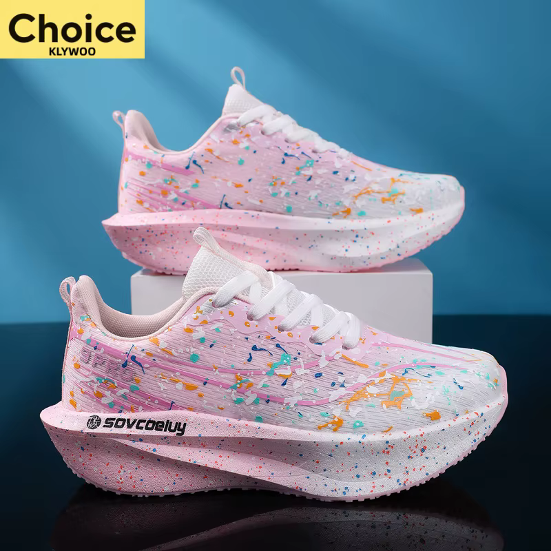 Chaussures de course avec plaque en carbone