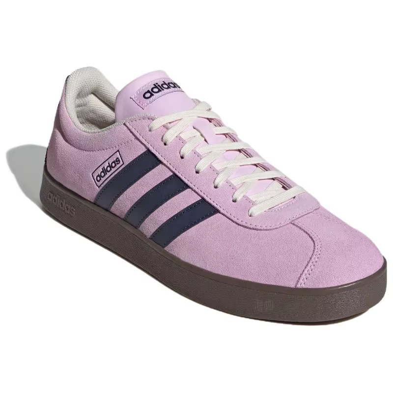Adidas VL Court 2.0 Chaussures de sport rétro unisexes à bout en T violettes