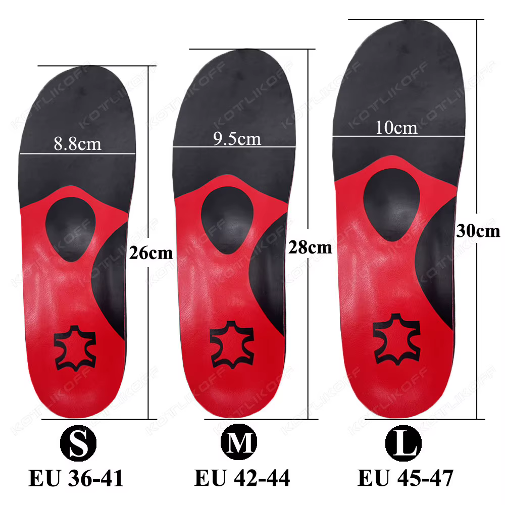Semelle intérieure en cuir PU Orth4WD