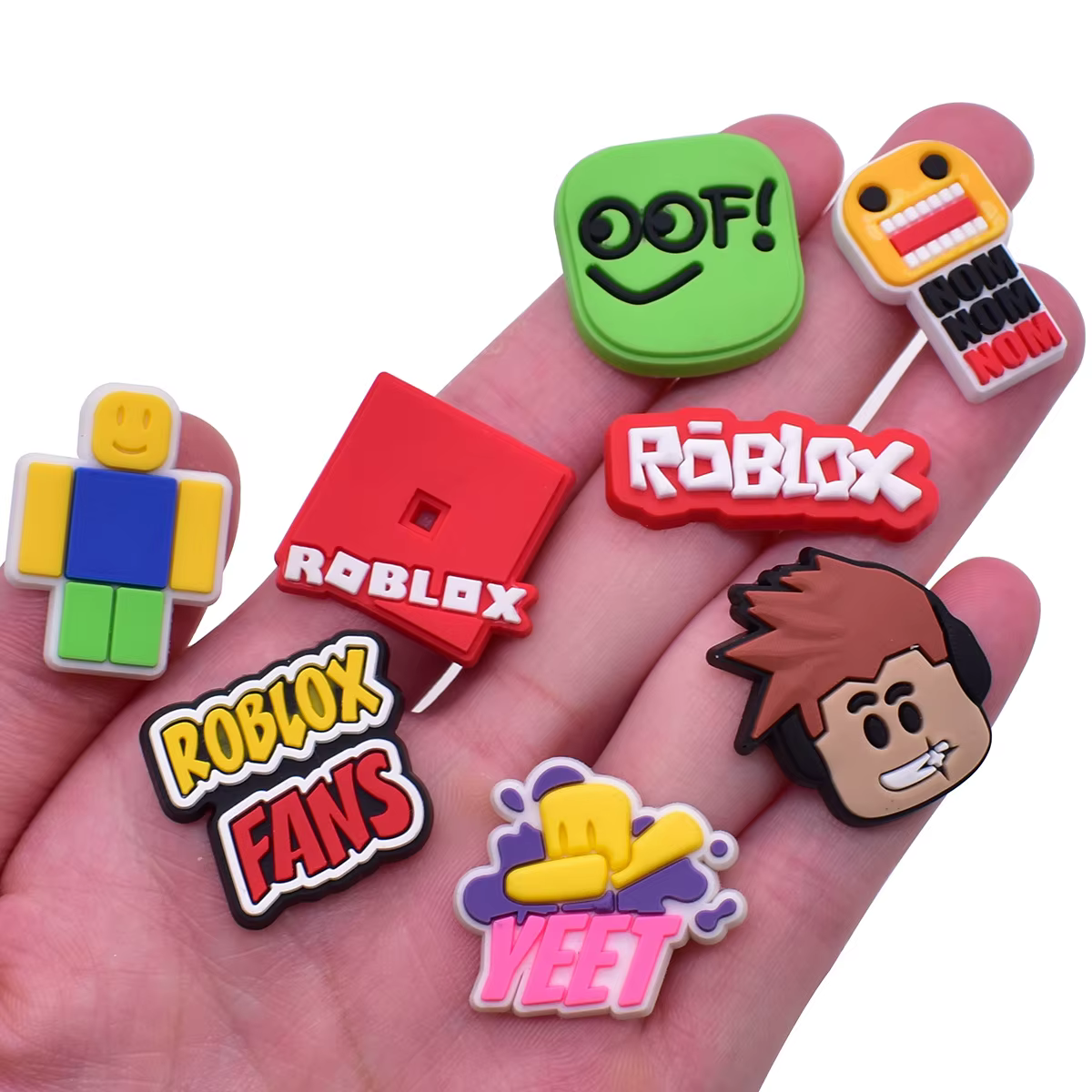 Nouveaux breloques créatives ROBLOX Crocs, accessoires de chaussures détachables DIY, décorations de sabots de jardin