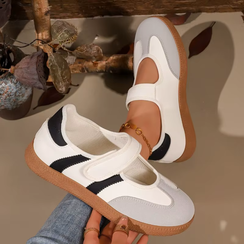 Baskets décontractées grande taille pour femmes 2026 – Nouvelles chaussures de marche à enfiler printemps-automne à