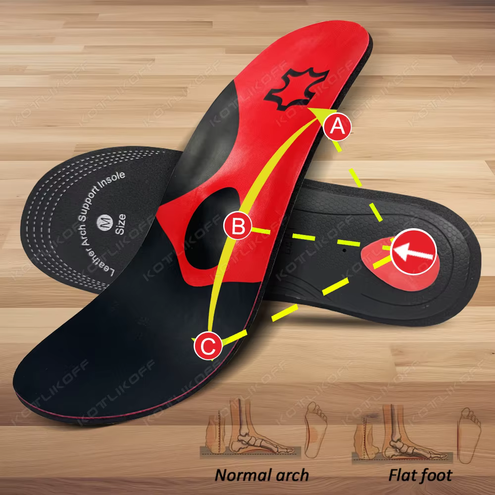 Semelles orthopédiques pour pieds plats et soutien de la voûte plantaire