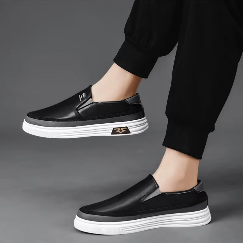 Mocassins pour hommes mode chaussures en cuir faites à la main marque de luxe