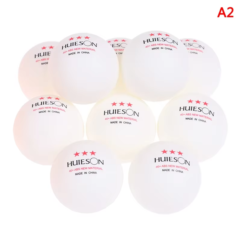10 pièces balle de Tennis de Table 40 +mm diamètre 2.8g 3 étoiles balles de Ping-Pong en plastique ABS
