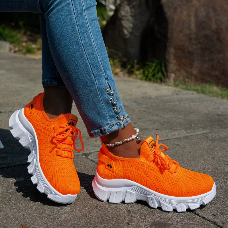 Chaussures tricotées légères et respirantes pour femmes