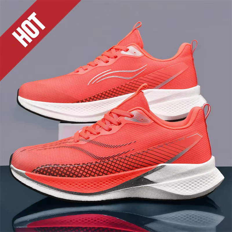 Chaussures de course Marathon Spécialisées Homme Femme Sportives avec Plaque Carbone Respirantes Légères Confortables Amorti Stabilité