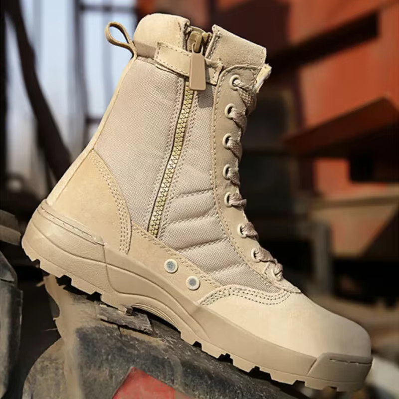 Bottes tactiques pour hommes, bottes de Combat des forces spéciales dans le désert, bottes de randonnée en plein air, chaussures de sécurité pour le travail