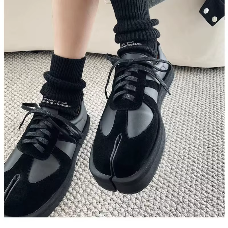 Tabi chaussures pour hommes femmes en cuir véritable