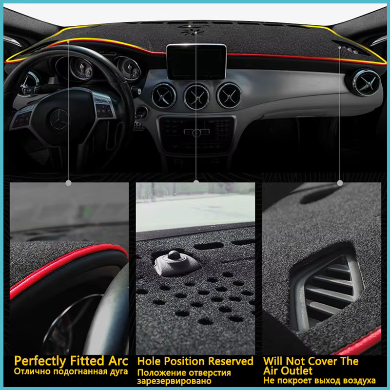 Juste de Protection pour Pare-Soleil, Polymères Dast, Coussin de Tapis, Accessoire de Voiture, pour Renault Dacia Duster HS 2013 2014 2015 2016 2017