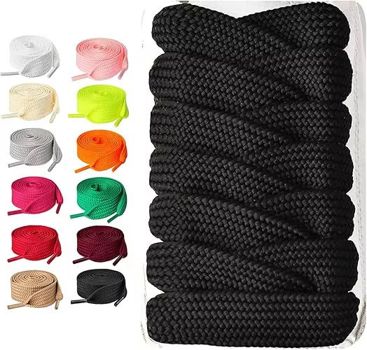 Lacets de chaussures larges de 2 cm