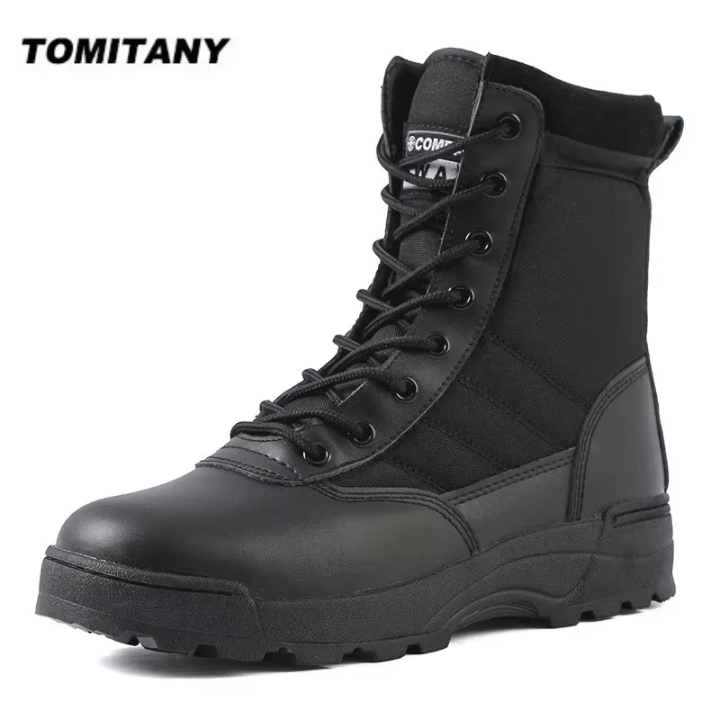 Bottes tactiques pour hommes, bottes de Combat des forces spéciales dans le désert, bottes de randonnée en plein air, chaussures de sécurité pour le travail