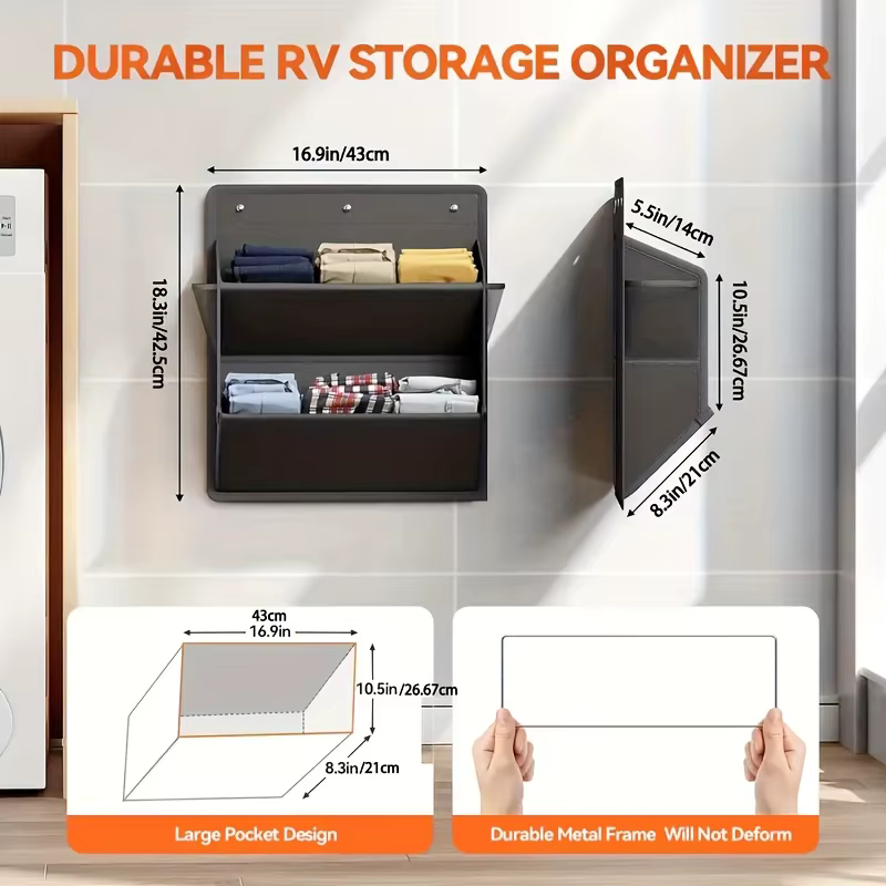 1 pièces RV mural rangement de chaussures multi-usages étagère