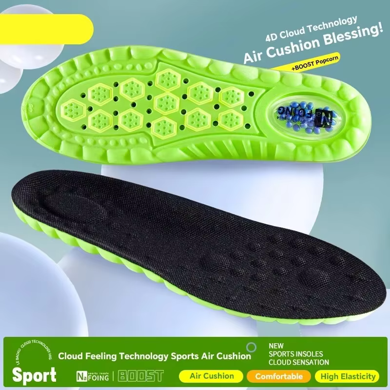 1 paire de semelles intérieures de Sport nuage 4D pour chaussures
