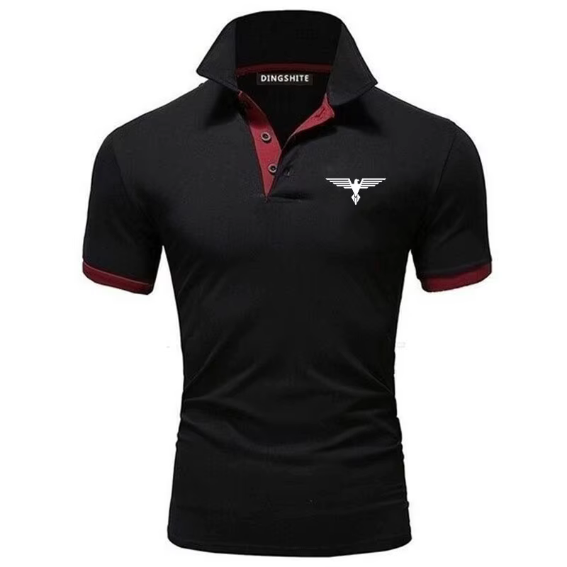 Polo à la mode Scicolor pour hommes, chemise de bureau, t-shirt respirant, haut décontracté, été, nouveau
