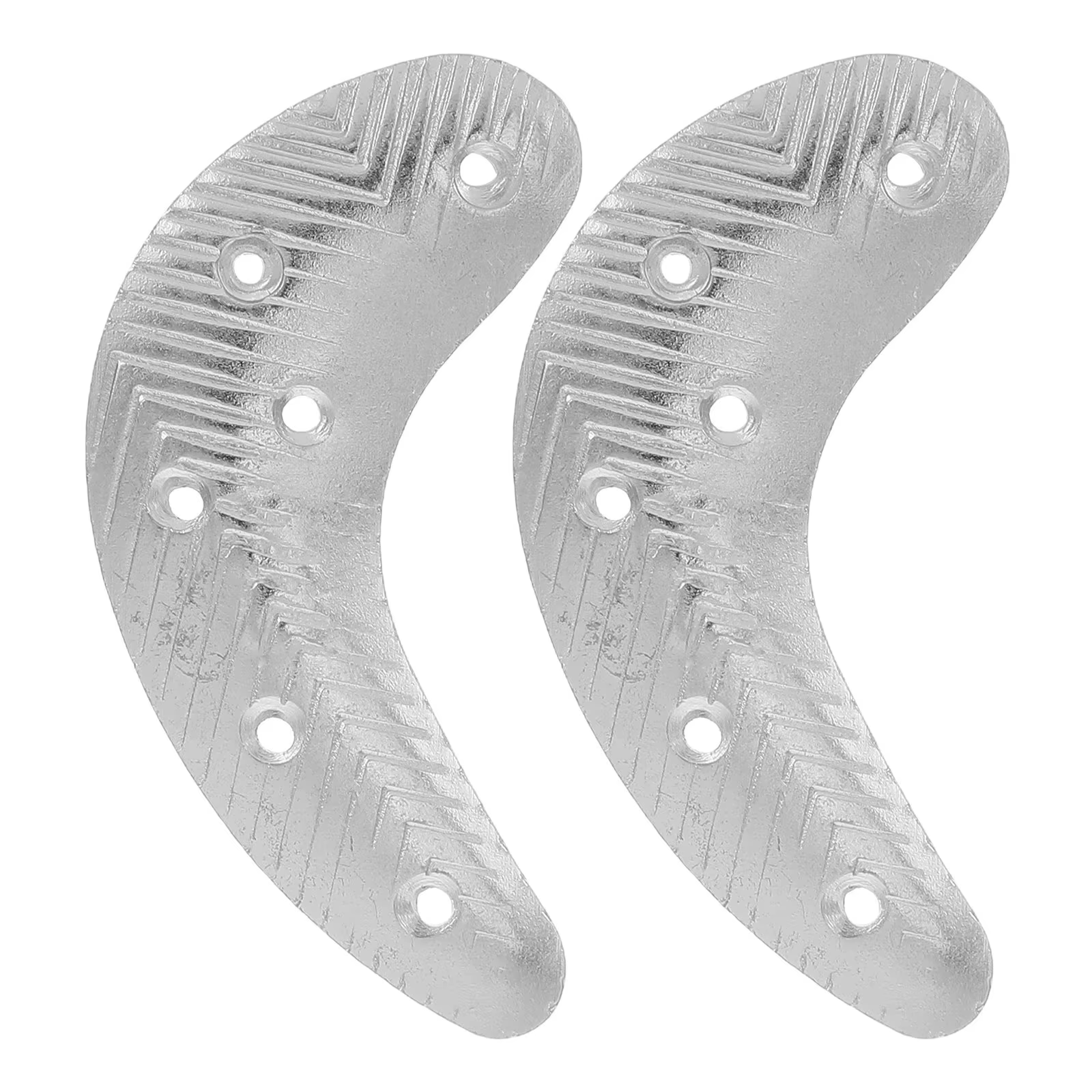 1 paire de plaques de talon en métal