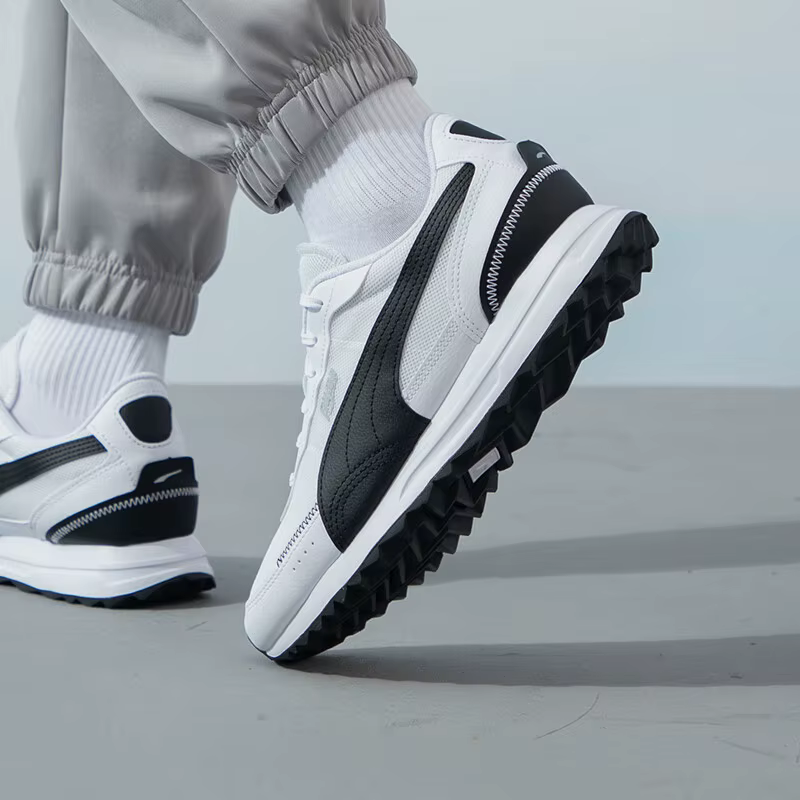 Puma véritable produit 2024 nouvelles chaussures basses rétro décontractées en maille unisexe 397432-05