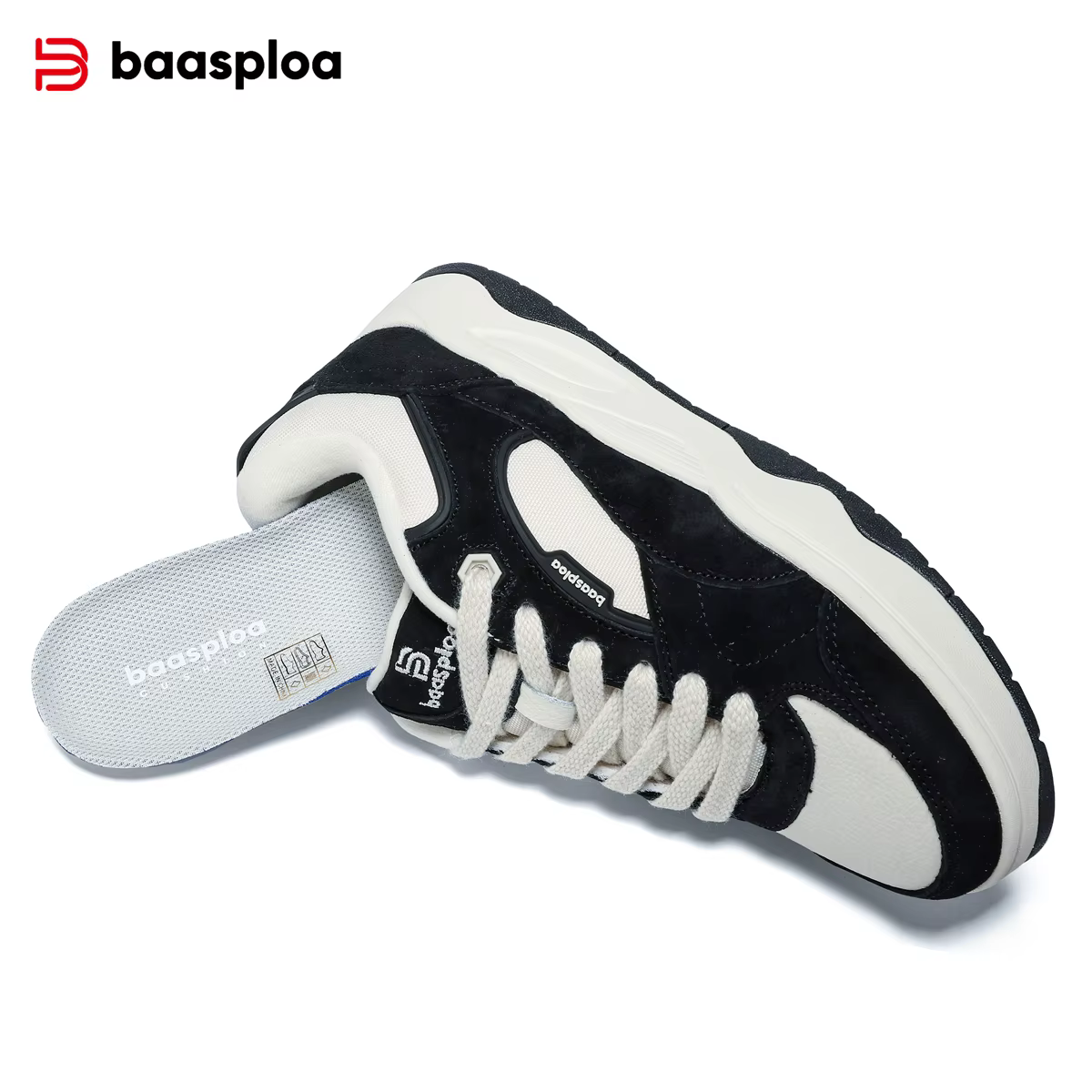 Baasploa femmes chaussures de marche nouveau confort en cuir espadrilles décontractées femme nouvelle mode