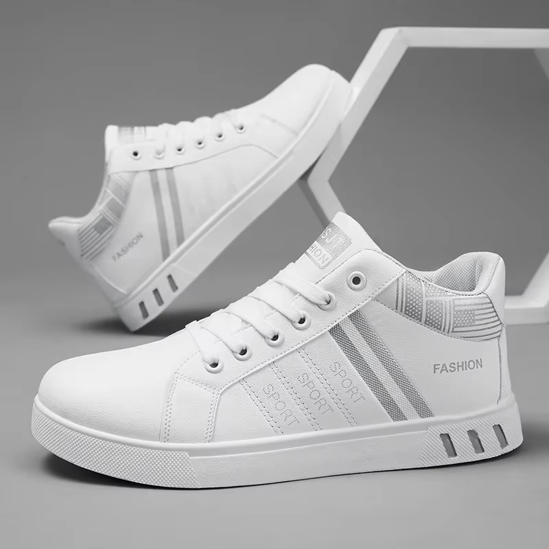 Chaussures de skate en cuir pour hommes
