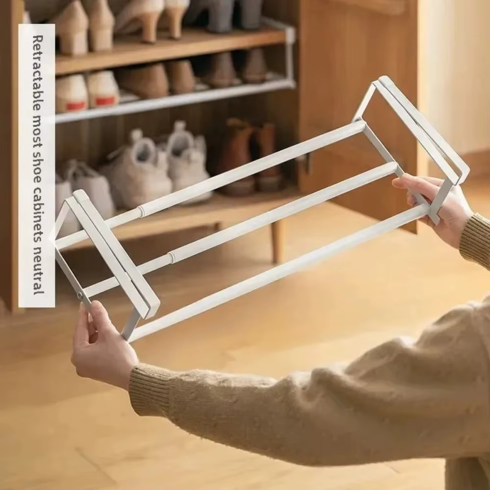 Étagère à chaussures réglable | Organisateur superposable pour économiser de l'espace dans les armoires
