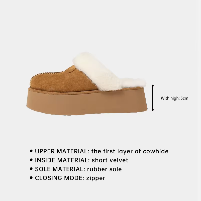 Ods luxe concepteur chaussons pour femmes hiver en peluche chaussures chaudes unisexe intérieur extérieur tongs