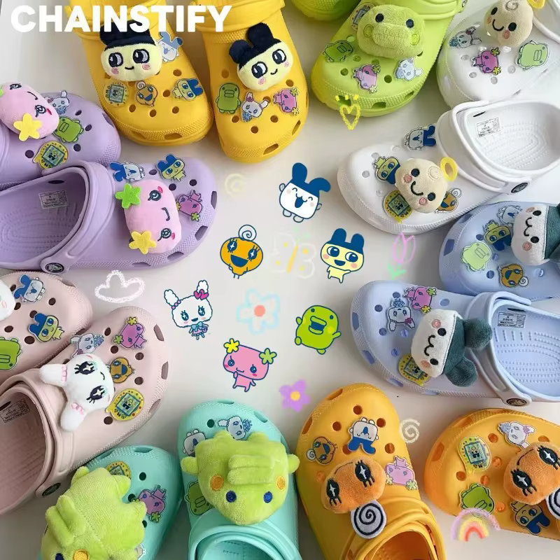 Chaussures à enfiler mignonnes de style dessin animé Tomo-Goko avec trous