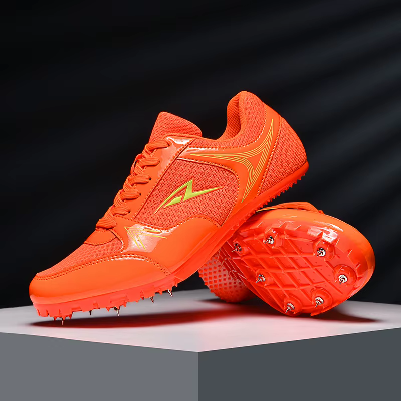 Chaussures de course sur piste bleues pour hommes et femmes