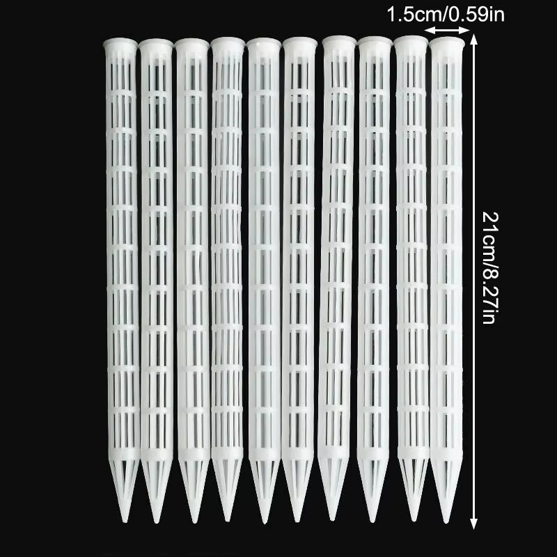 Tubes d'aération pour pots de plantes, 10 pièces, prévention de la pourriture des racines, prévention de l'irrigation excessive pour des racines saines, cycle humide-sèche, outils de jardinage