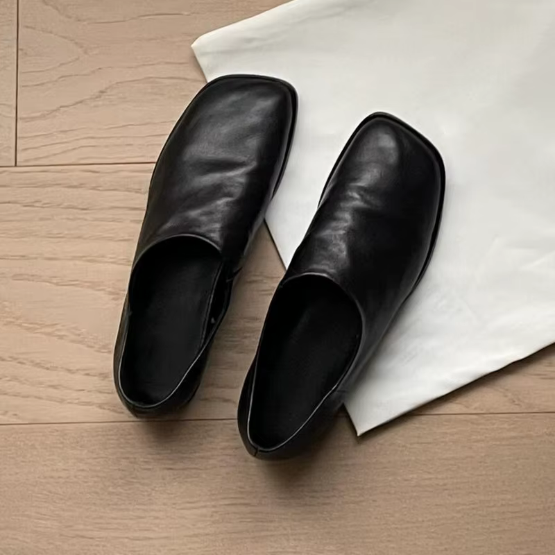 Chaussures plates en peau de mouton ultra-douces pour femme