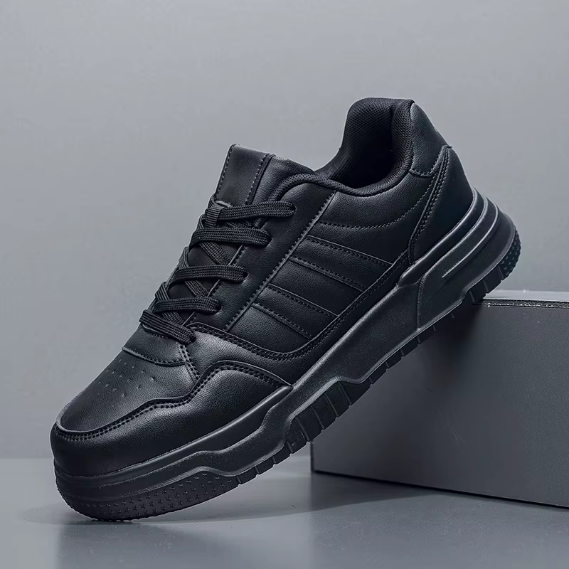 Baskets en cuir pour hommes