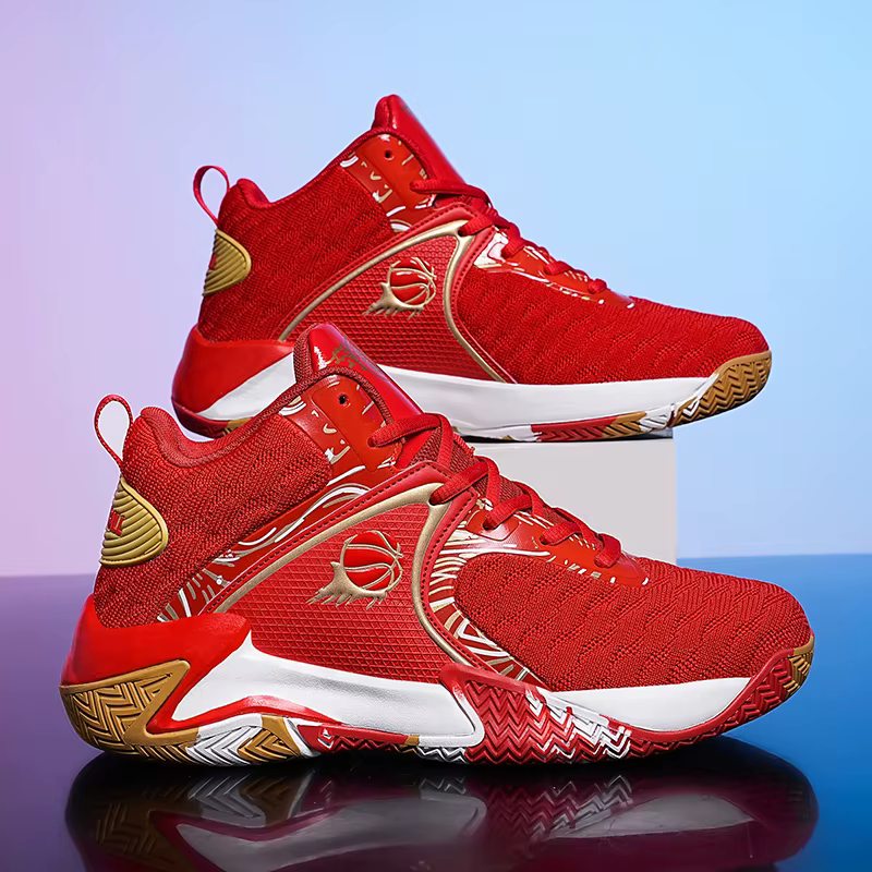 Chaussures de basket-ball coordonnantes pour hommes