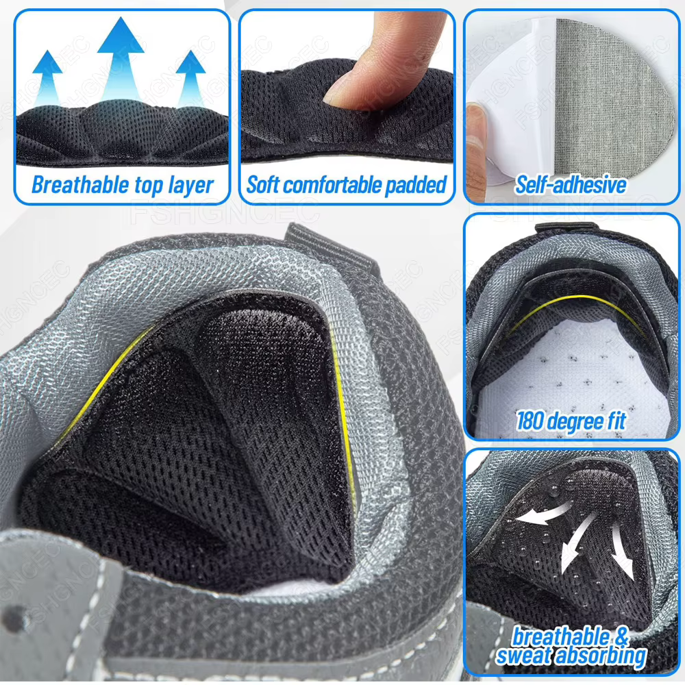 3 paires de coussinets de talon pour chaussures, Inserts de chaussures trop grandes pour chaussures amples, taille réglable, Patch de protection du talon, chaussures de sport, autocollant arrière