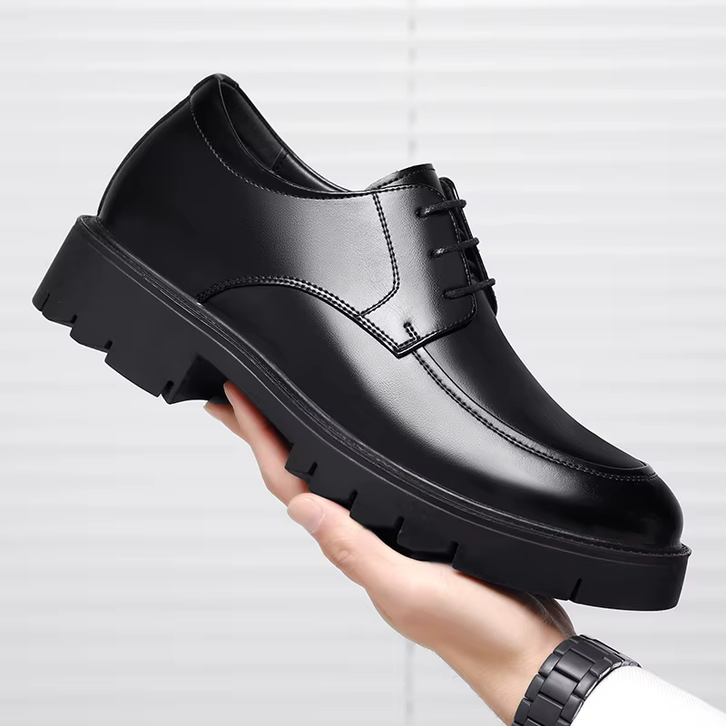 Hommes chaussures mode 8-10 cm hauteur augmentant chaussure automne à l'intérieur