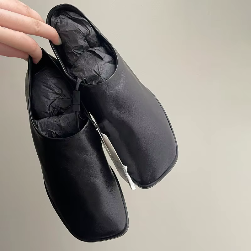 Chaussures plates en peau de mouton ultra-douces pour femme